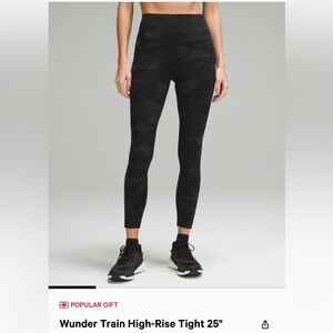 Lululemon Wunder Train leggings 25in